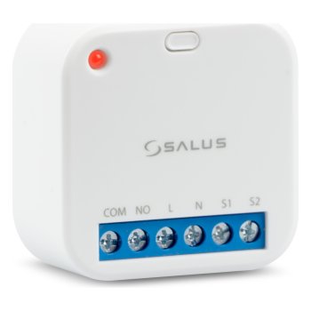 Умное реле ZigBee SALUS SR600, 16 А, 230 В, монтаж в подрозетник, белый